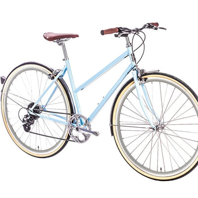 6KU Odessa 8spd City Bike - Maryland Blue - love-cycling-tech