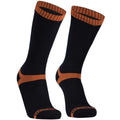 Dexshell - Hytherm Pro Socks Black Tangelo stripe - L - love-cycling-tech