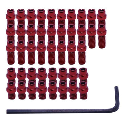 DMR - Flip Pin Set for Vault Pedal - 44pcs - Red - love-cycling-tech