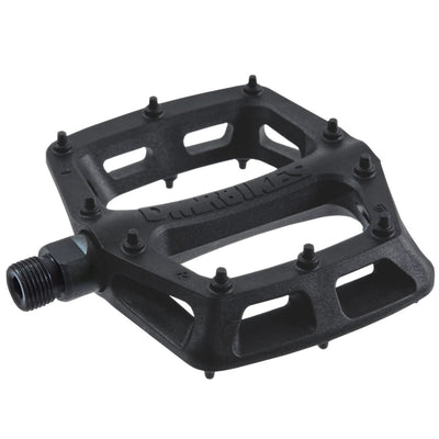 DMR - V6 Plastic Pedal - Cro-Mo Axle - Black with REFLECTOR - love-cycling-tech