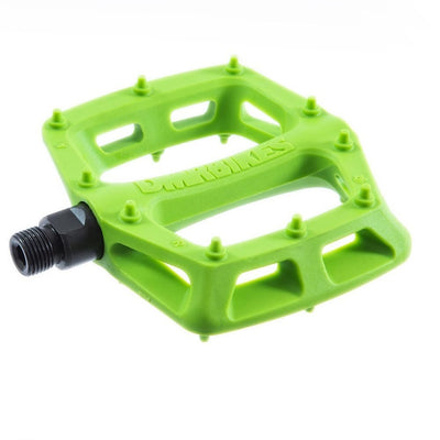 DMR - V6 Plastic Pedal - Cro-Mo Axle - Green - love-cycling-tech