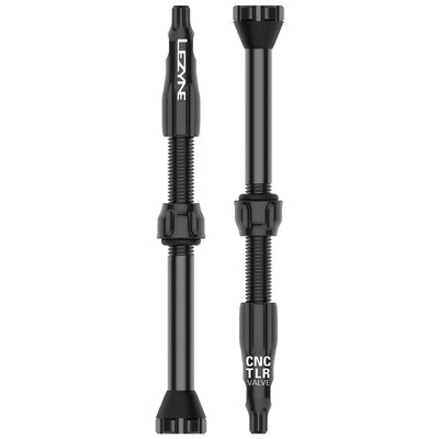 Lezyne - CNC TLR Valves (Pair) 44mm - Black - love-cycling-tech