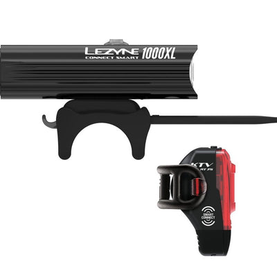 Lezyne - Connect Smart 1000XL / KTV Smart Pair - Black - love-cycling-tech