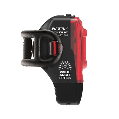 Lezyne - KTV Drive Rear STVZO - Black - love-cycling-tech