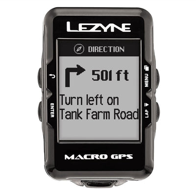 Lezyne - Macro GPS - Black - love-cycling-tech