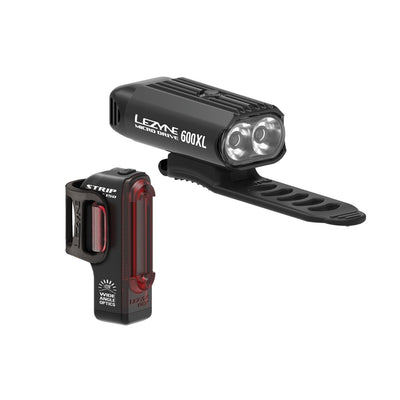 Lezyne - Micro Drive 600XL / Strip Pair - Black / Black - love-cycling-tech