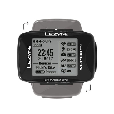 Lezyne - Super GPS Smart Loaded - Black - love-cycling-tech