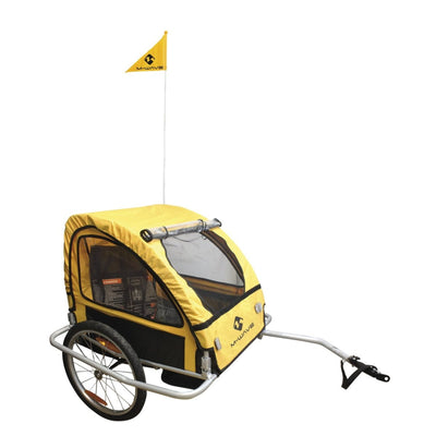 M-WAVE Stalwart Kid Easy Light children/luggage bicycle trailer - love-cycling-tech