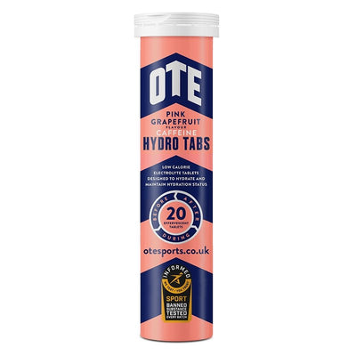 OTE - Sports Hydro Tab - 50mg Caff - Pink (6 x 20 tab tubes) - love-cycling-tech