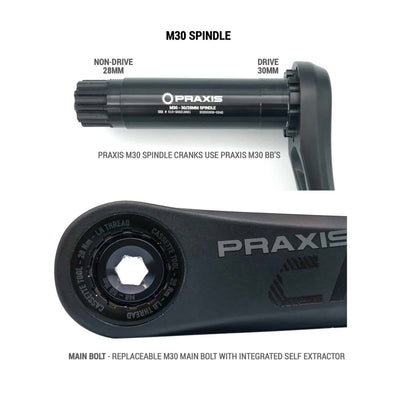 Praxis - CS MTB - Cadet G2 - Arms Only - 165mm - love-cycling-tech