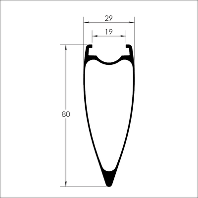 Reynolds - Wheel - 80 Aero C - Rear - HG - love-cycling-tech