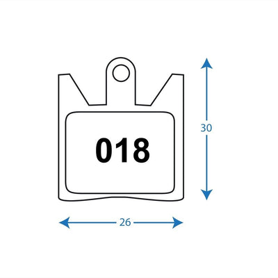 RWD - R041 Pads - SRAM Avid Code 2011 on - Organic - love-cycling-tech