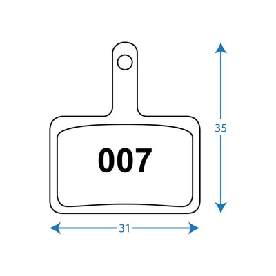 RWD - R041 Pads - SRAM Avid Code 2011 on - Sintered - love-cycling-tech