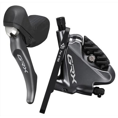 Shimano ST-RX810 2x Double GRX STI Lever with BR-RX810 Flat Mount Caliper - love-cycling-tech