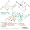 TEKTRO SPARES - AU/AUC/Draco Lever Reach Pin - love-cycling-tech