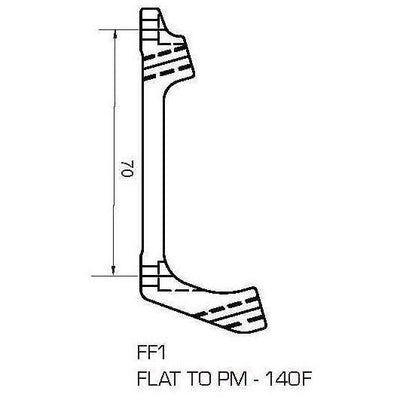 TRP - Adapter FR1 - Flat Mount - 140mm Rear - love-cycling-tech